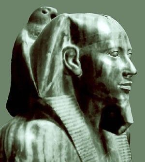 Den egyptiske Farao Kefren (4. dynasti) har kaukasoide trekk