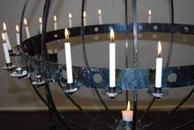 Vi tente 2 lys i Ishavskatedralen